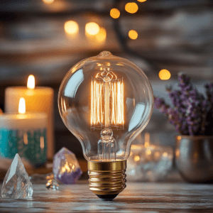 a filament lightbulb